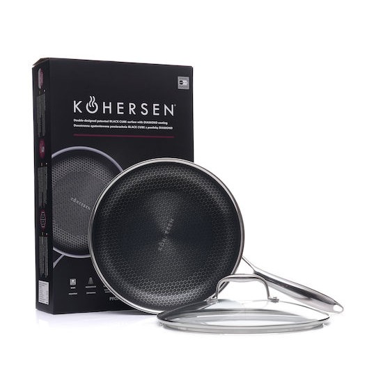 Kohersen Τηγάνι από Αλουμίνιο Με Καπάκι 26cm