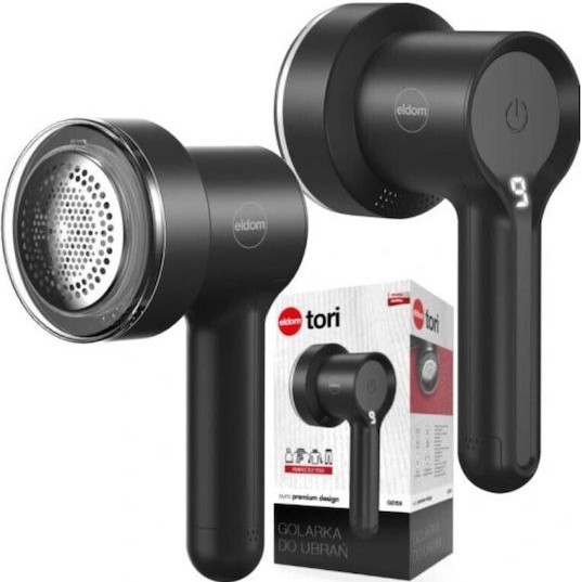 Eldom Επαναφορτιζόμενος Αποχνουδωτής Μαύρος