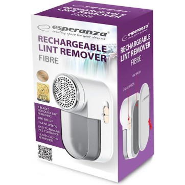 Esperanza Επαναφορτιζόμενος Αποχνουδωτής Λευκός