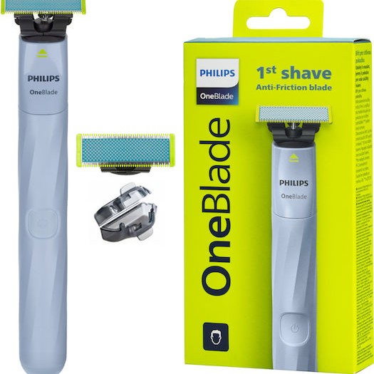 Philips OneBlade 1st Shave Ξυριστική Μηχανή Προσώπου Επαναφορτιζόμενη