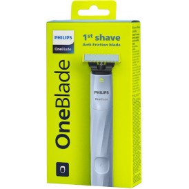 Philips OneBlade 1st Shave Ξυριστική Μηχανή Προσώπου Επαναφορτιζόμενη