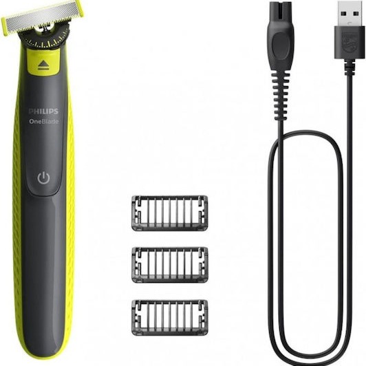 Philips Oneblade QP2724/23 Ξυριστική Μηχανή Προσώπου Επαναφορτιζόμενη