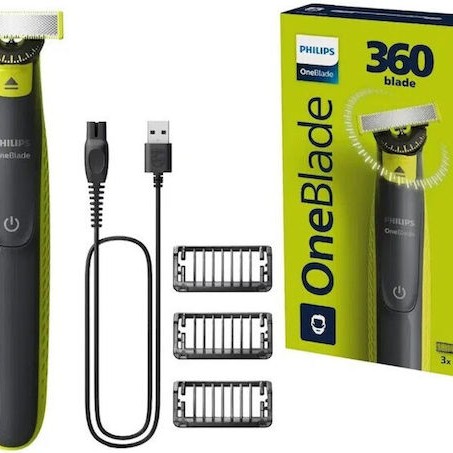 Philips Oneblade QP2724/23 Ξυριστική Μηχανή Προσώπου Επαναφορτιζόμενη