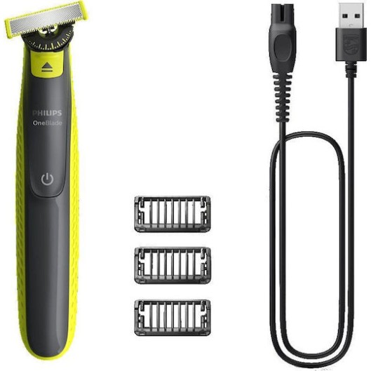Philips Oneblade QP2724/23 Ξυριστική Μηχανή Προσώπου Επαναφορτιζόμενη