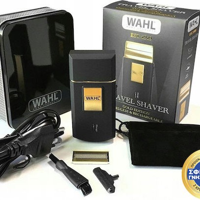 Wahl Professional Barber Shaver Gold Edition 07057-016 Foil Ξυριστική Μηχανή Προσώπου Επαναφορτιζόμενη