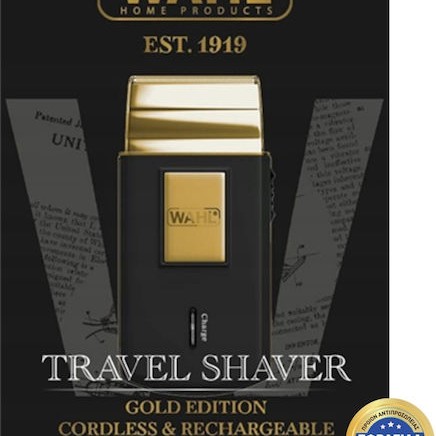 Wahl Professional Barber Shaver Gold Edition 07057-016 Foil Ξυριστική Μηχανή Προσώπου Επαναφορτιζόμενη