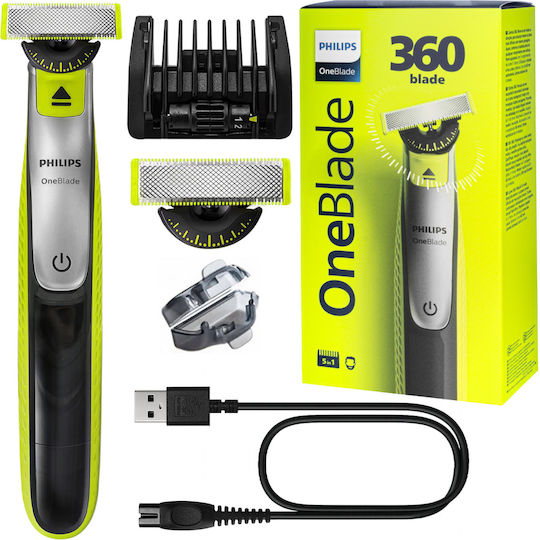 Philips Oneblade QP2734/23 Ξυριστική Μηχανή Προσώπου Επαναφορτιζόμενη