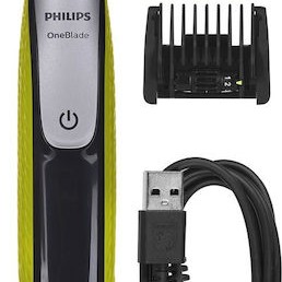 Philips OneBlade 360 QP2834/23 Ξυριστική Μηχανή Προσώπου / Σώματος Επαναφορτιζόμενη