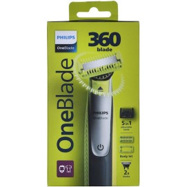 Philips OneBlade 360 QP2834/23 Ξυριστική Μηχανή Προσώπου / Σώματος Επαναφορτιζόμενη