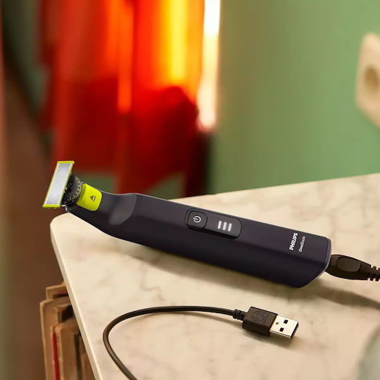 Philips OneBlade Pro 360 QP6542/15 Ξυριστική Μηχανή Σώματος / Προσώπου Επαναφορτιζόμενη