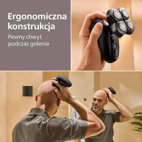 Philips Series 5000 HS5980/15 Περιστρεφόμενη Ξυριστική Μηχανή Προσώπου Επαναφορτιζόμενη