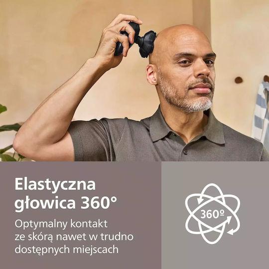 Philips Series 5000 HS5980/15 Περιστρεφόμενη Ξυριστική Μηχανή Προσώπου Επαναφορτιζόμενη