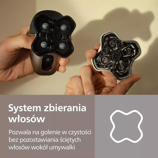 Philips Series 5000 HS5980/15 Περιστρεφόμενη Ξυριστική Μηχανή Προσώπου Επαναφορτιζόμενη