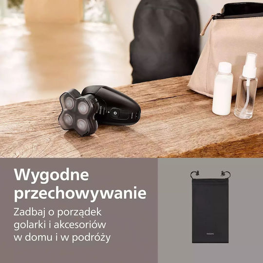 Philips Series 5000 HS5980/15 Περιστρεφόμενη Ξυριστική Μηχανή Προσώπου Επαναφορτιζόμενη