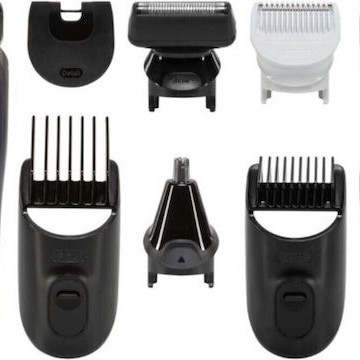 Braun All-in-one Series 7 Σετ Επαναφορτιζόμενης Κουρευτικής Μηχανής Μαύρο AIO7540