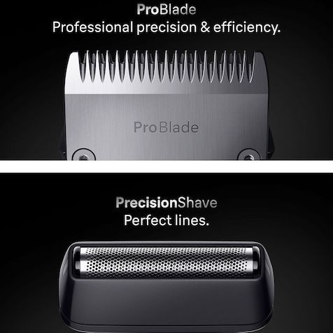 Braun All-in-one Series 7 Σετ Επαναφορτιζόμενης Κουρευτικής Μηχανής Μαύρο AIO7540