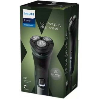Philips Series 3000X X3052/00 Περιστρεφόμενη Ξυριστική Μηχανή Προσώπου Επαναφορτιζόμενη