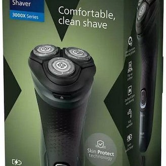 Philips Series 3000X X3052/00 Περιστρεφόμενη Ξυριστική Μηχανή Προσώπου Επαναφορτιζόμενη