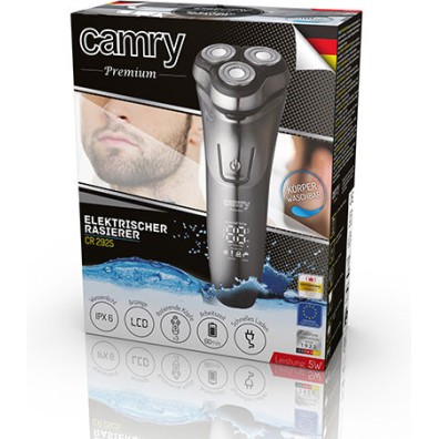 Camry CR2925 Περιστρεφόμενη Ξυριστική Μηχανή Προσώπου Επαναφορτιζόμενη / Με Καλώδιο