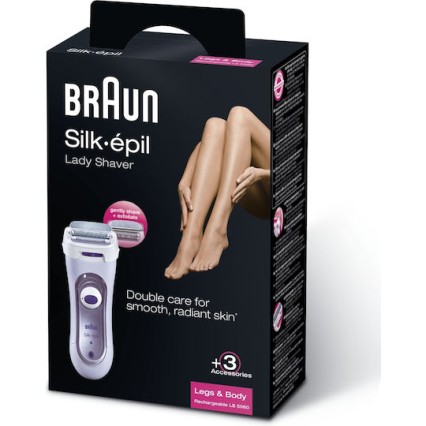 Braun Silk-epil LS5560 Ξυριστική Μηχανή Σώματος Επαναφορτιζόμενη