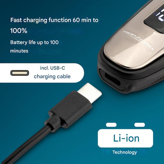 ProfiCare Ξυριστική Μηχανή Προσώπου Επαναφορτιζόμενη