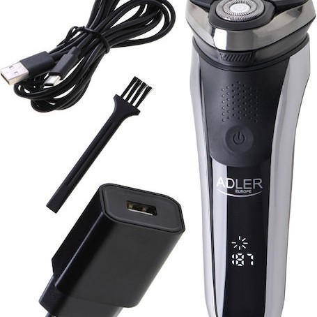 Adler AD 2933 Περιστρεφόμενη Ξυριστική Μηχανή Προσώπου Επαναφορτιζόμενη