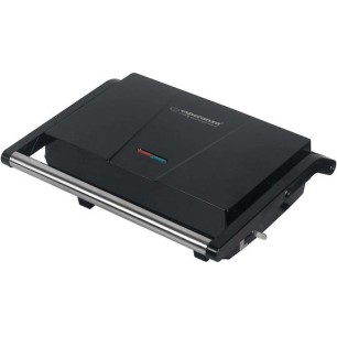 Esperanza Επιτραπέζια Ηλεκτρική Ψησταριά Αυλακωτής Πλάκας 1200W με Καπάκι και Ρυθμιζόμενο Θερμοστάτη 23x14.5εκ.