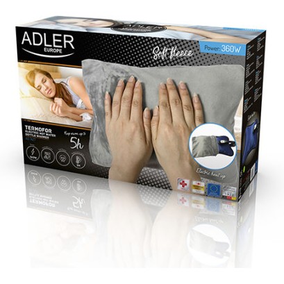 Electric Pillow Adler Ad 7427 360w Heats Up In 15 Minutes Keeps Warm Up To 5 Hours Grey