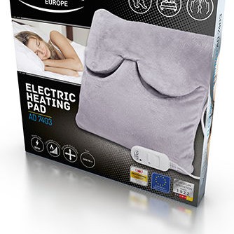 Adler Ηλεκτρική Θερμοφόρα Μαξιλάρι Γκρι 38x38εκ.