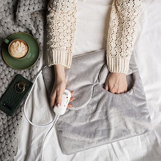 Adler Ηλεκτρική Θερμοφόρα Μαξιλάρι Γκρι 38x38εκ.