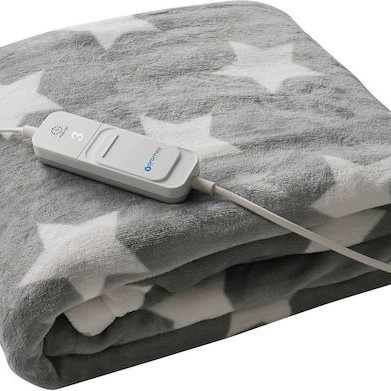Oromed Ημίδιπλη Ηλεκτρική Κουβέρτα Γκρι 130x180εκ.