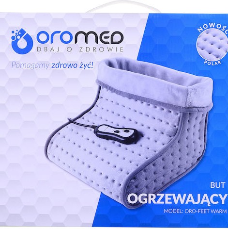 Oromed Heating Boots Μαξιλάρι Μασάζ για τα Πόδια με Λειτουργία Θέρμανσης Γκρι