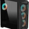 Gigabyte C301 Glass V2 Gaming Midi Tower Κουτί Υπολογιστή με RGB Φωτισμό Μαύρο