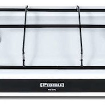 Promis KG200 Επιτραπέζια Εστία Υγραερίου Διπλή Λευκή