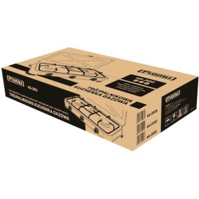 Promis KG300 Επιτραπέζια Εστία Υγραερίου Τριπλή Λευκή