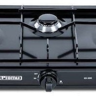 Promis KG300C Επιτραπέζια Εστία Υγραερίου Τριπλή Μαύρη