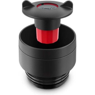 Emsa Travel Ποτήρι Θερμός Ανοξείδωτο 360ml Μαύρο με Λαβή