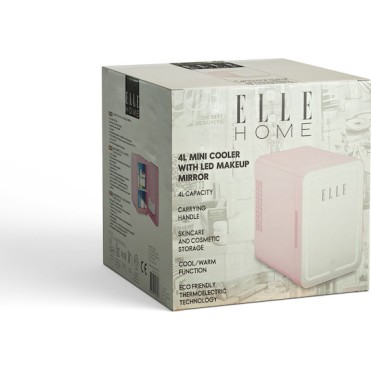 Mini Ψυγείο Καλλυντικών Ροζ