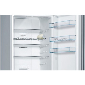 Bosch Ψυγειοκαταψύκτης 368lt Total NoFrost Υ203xΠ60xΒ66εκ. Γκρι KGN39VIEB