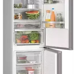 Bosch Ψυγειοκαταψύκτης 363lt Total NoFrost Υ203xΠ60xΒ66.5εκ. Μαύρος KGN39LBCF