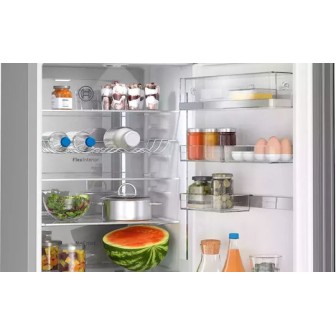 Bosch Ψυγειοκαταψύκτης 363lt Total NoFrost Υ203xΠ60xΒ66.5εκ. Μαύρος KGN39LBCF