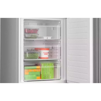 Bosch Ψυγειοκαταψύκτης 363lt Total NoFrost Υ203xΠ60xΒ66.5εκ. Μαύρος KGN39LBCF