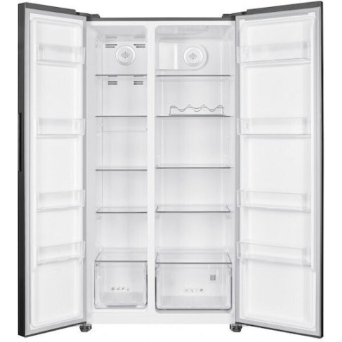 MPM Ψυγείο Ντουλάπα 532lt Total NoFrost Υ177xΠ90xΒ66εκ. Inox MPM-563-SBS-14/N