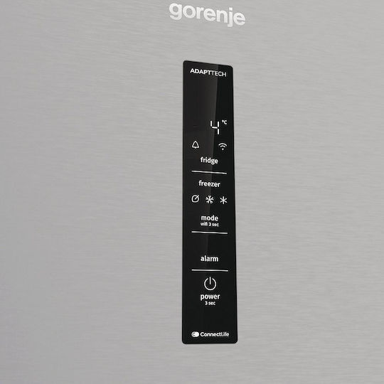 Gorenje Ψυγειοκαταψύκτης 413lt Total NoFrost Υ203xΠ59.5xΒ65.8εκ. Inox NRB620E61X4WFE