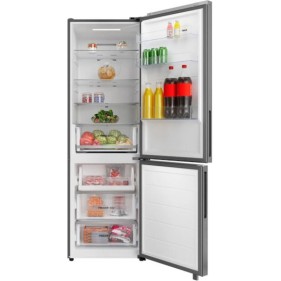 Teka Ψυγειοκαταψύκτης 401lt Total NoFrost Υ186xΠ59.5xΒ67εκ. Γκρι RBF 54650