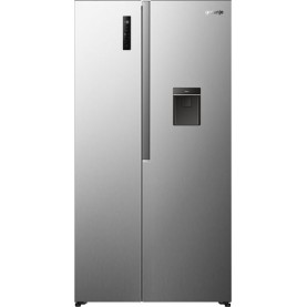 Gorenje Ψυγείο Ντουλάπα 541lt NoFrost Υ178.6xΠ91.1xΒ61.5εκ. Γκρι NRS917E41XWD