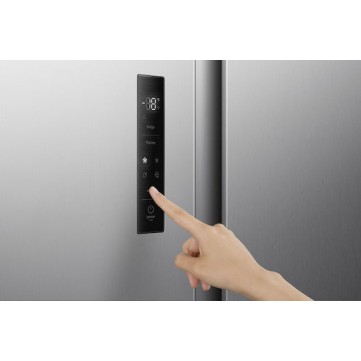 Gorenje Ψυγείο Ντουλάπα 541lt NoFrost Υ178.6xΠ91.1xΒ61.5εκ. Γκρι NRS917E41XWD