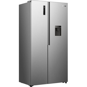 Gorenje Ψυγείο Ντουλάπα 541lt NoFrost Υ178.6xΠ91.1xΒ61.5εκ. Γκρι NRS917E41XWD