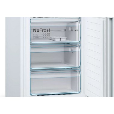 Bosch Ψυγειοκαταψύκτης 326lt Total NoFrost Υ186xΠ60xΒ66εκ. Λευκός KGN36VWED