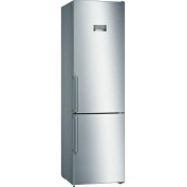 Bosch Ψυγειοκαταψύκτης 368lt Total NoFrost Υ203xΠ60xΒ66εκ. Inox KGN397IEQ